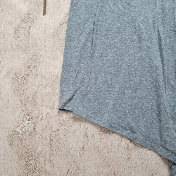 ✨️CL Foreign Exchange Cotton Blend Steel Blue Sleeveless Asymmetrical Tank Top S - Picture 5 of 11